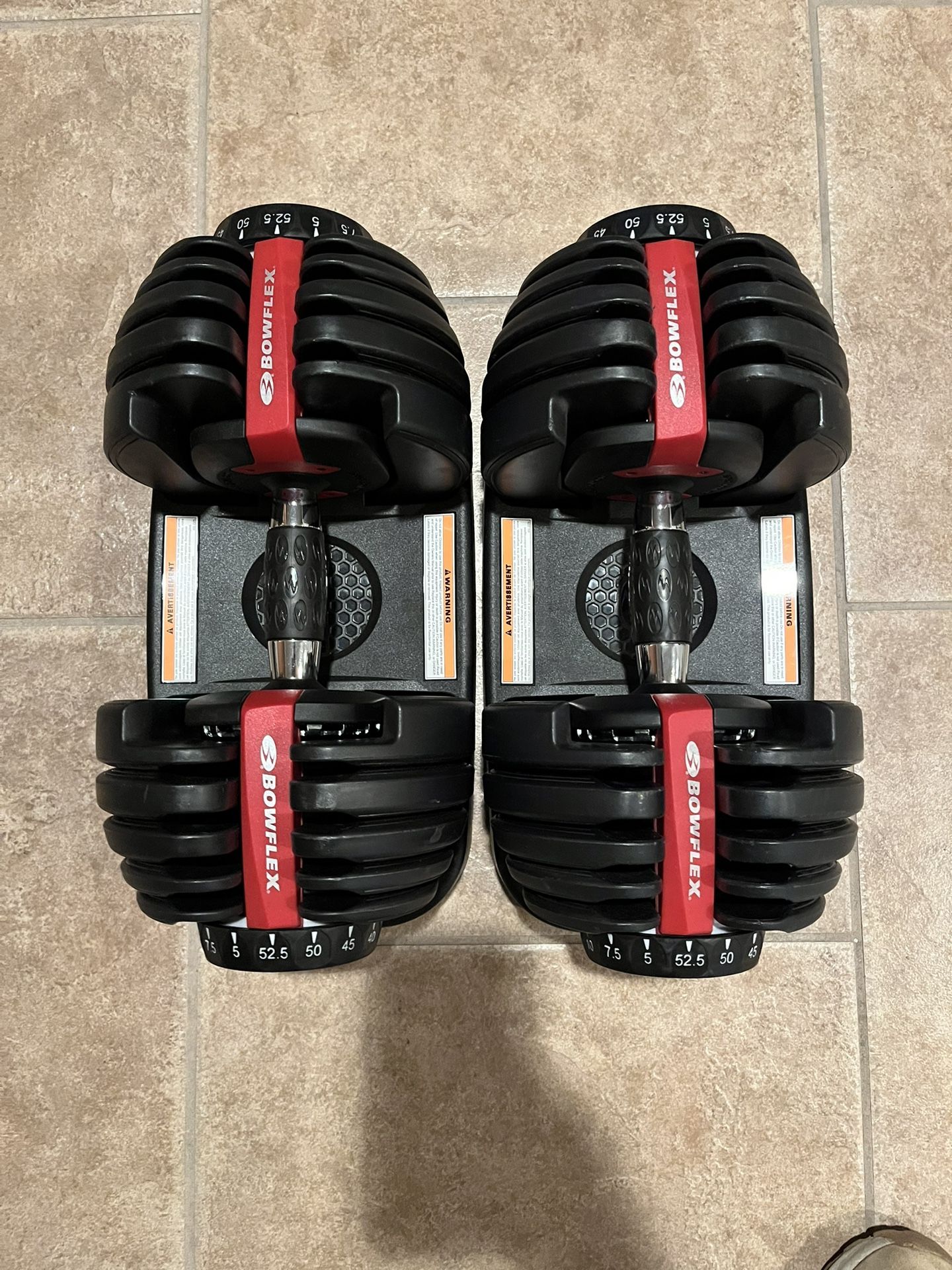 Bowflex Selecttech 552 Adjustable Dumbbell Set Weights 