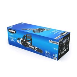 NEW HART 20V BATTERY OPERATED CHAIN SAW WITH 20VOLT 4.0Ah BATTERY & FAST CHARGER