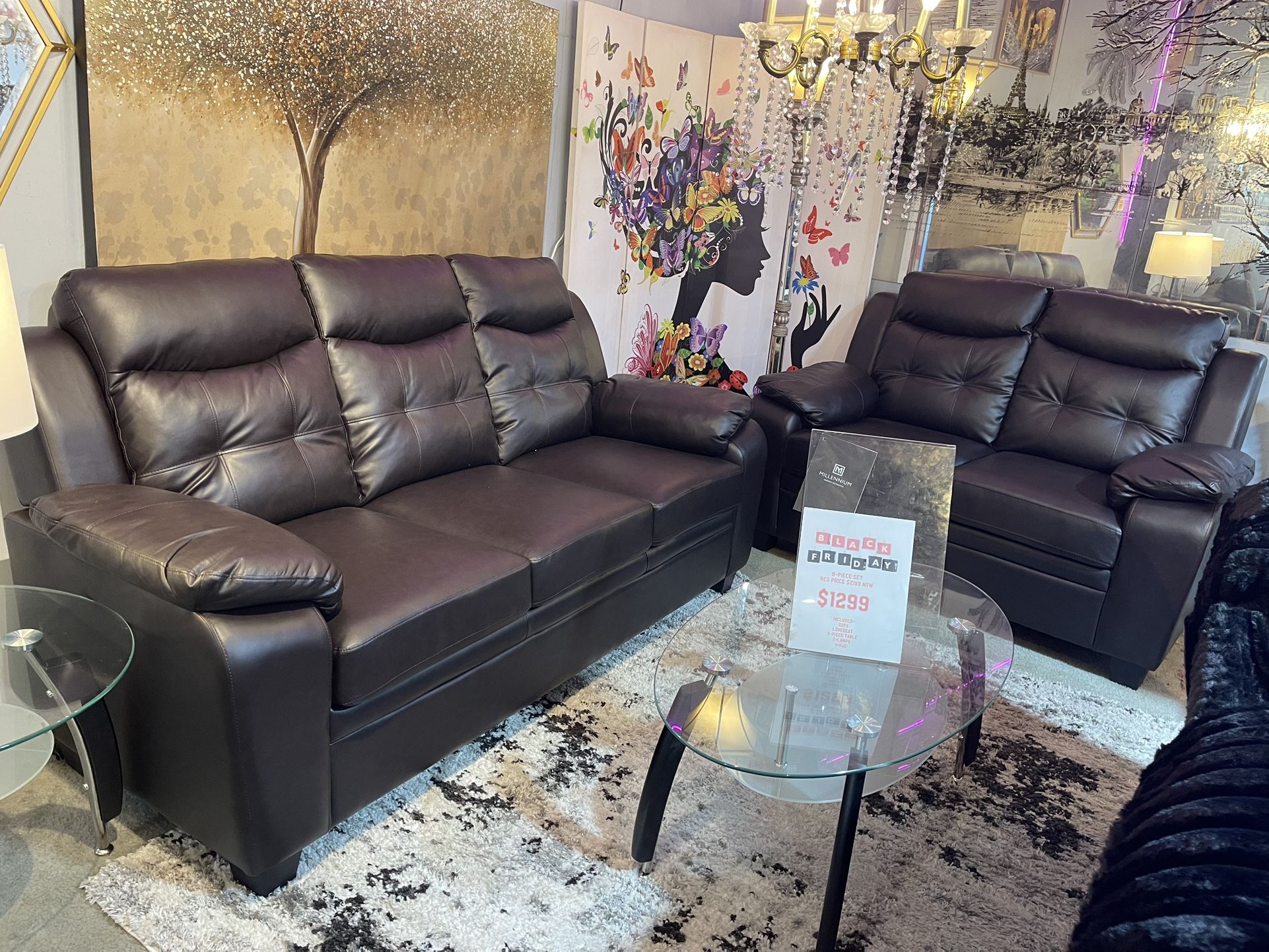 Amazing Savings! Plush Sofa & Loveseat Just $598! Price Canβt Be Beat For Living Room!!
