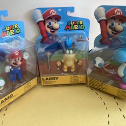 Jakks Super Mario Figures Set Of 3