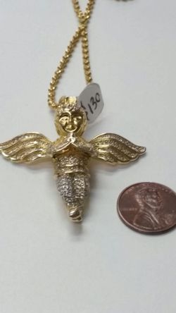 Angel pendant sterling silver. 925