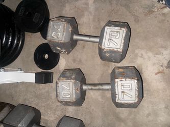 70lb dumbbells