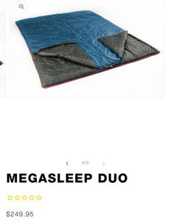 EXPED MegaSleep Duo Synthetic Sleeping Bag Blanket System