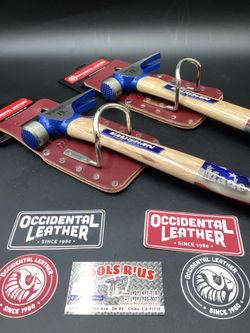 OCCIDENTAL LEATHER HAMMER HOLDER WITH TROWEL/FLAT TOOL HOLDER**(FINANCIAMOS/WE FINANCE)**