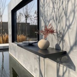 2-Ft Aluminum Floating Shelves