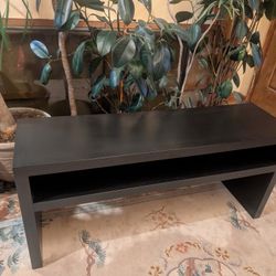 Wooden Black TV Stand and Coffee Table 