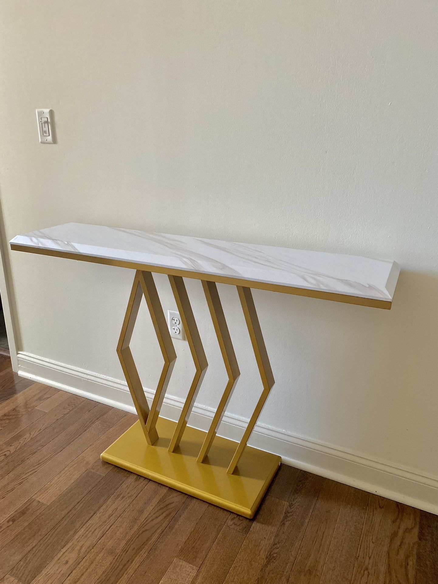 Console Table Modern Gold