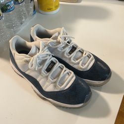 Blue Snakeskin Jordans (Sz 11)