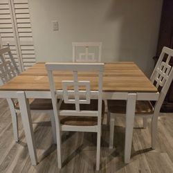 Small Kitchen Table & 4 Chairs - MUST GO