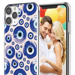 I Phone 12 Phone Case Evil Eye
