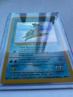 Vintage Pokémon Fossil Holo Lapras 10/62 WOTC