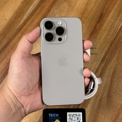 iPhone 15 Pro 128Gb Natural 🩶 T-Mobile*Free Delivery At Full Price*