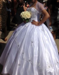 White Quinceañera Dress