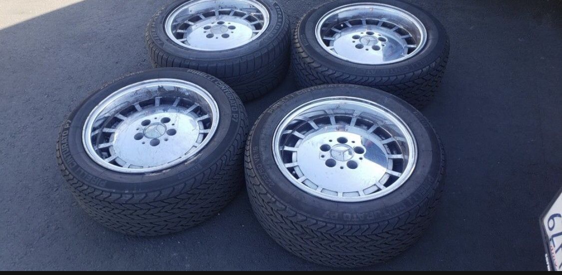 Mercedes R107 Rims Mercedes Benz Lorinser LO 16 Wheels Rims Tires R107 W126 for Sale in ...
