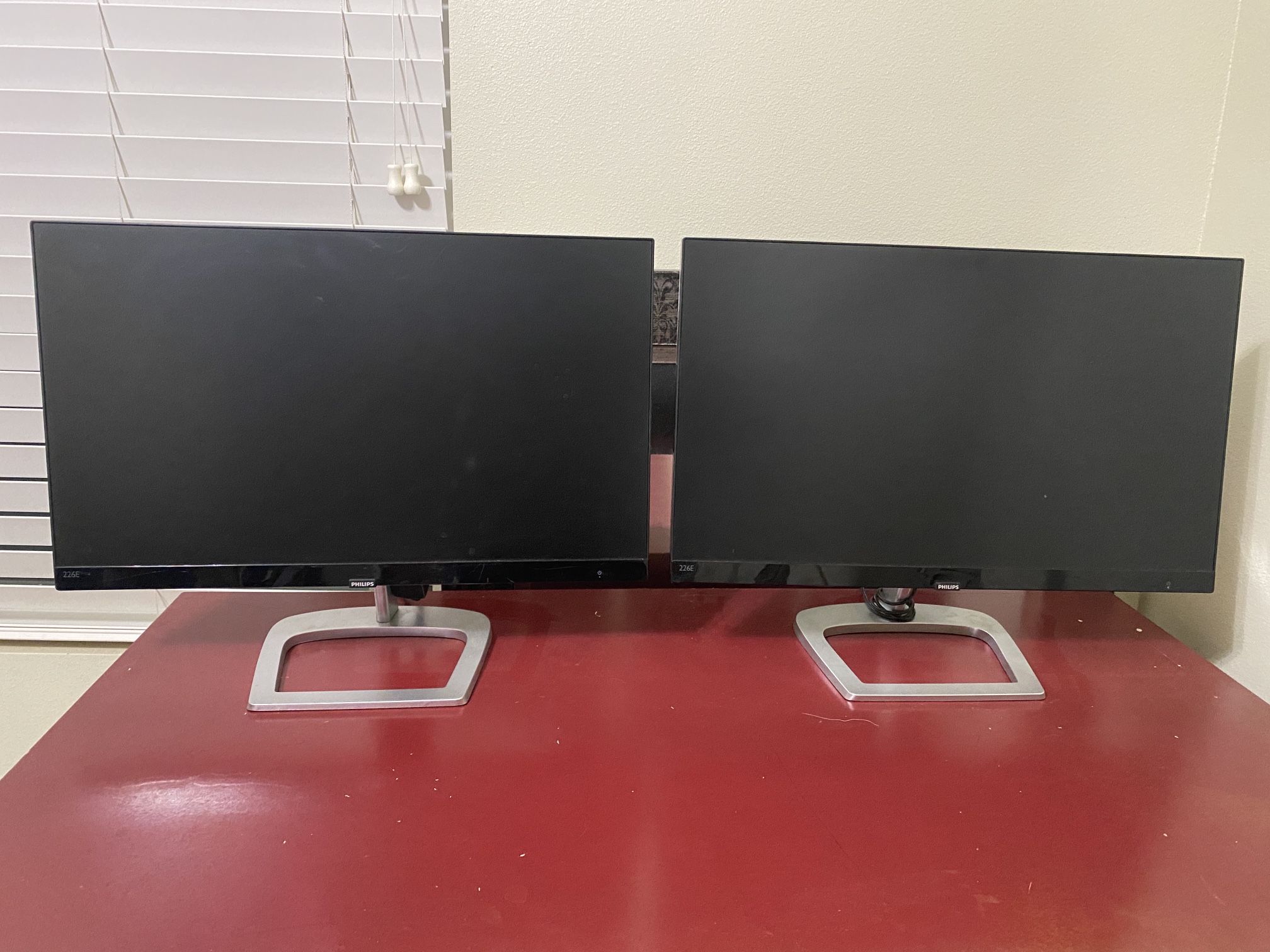 Two Philips Monitors For Sale $80.00 For The Pair