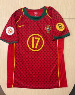 Portugal 2004 Home Jersey - C. Ronaldo #17 (Size M - Fan Version)