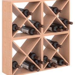 96 Bottle Wine Rack Countertop Wine Storage Cube