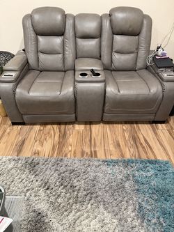 Man Den by Ashley. 2 recliner chair , recliner sofa and loveseat