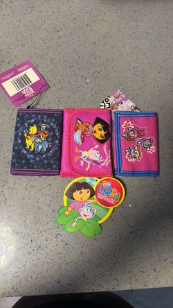Kids Character Trifold Wallets Set of 3