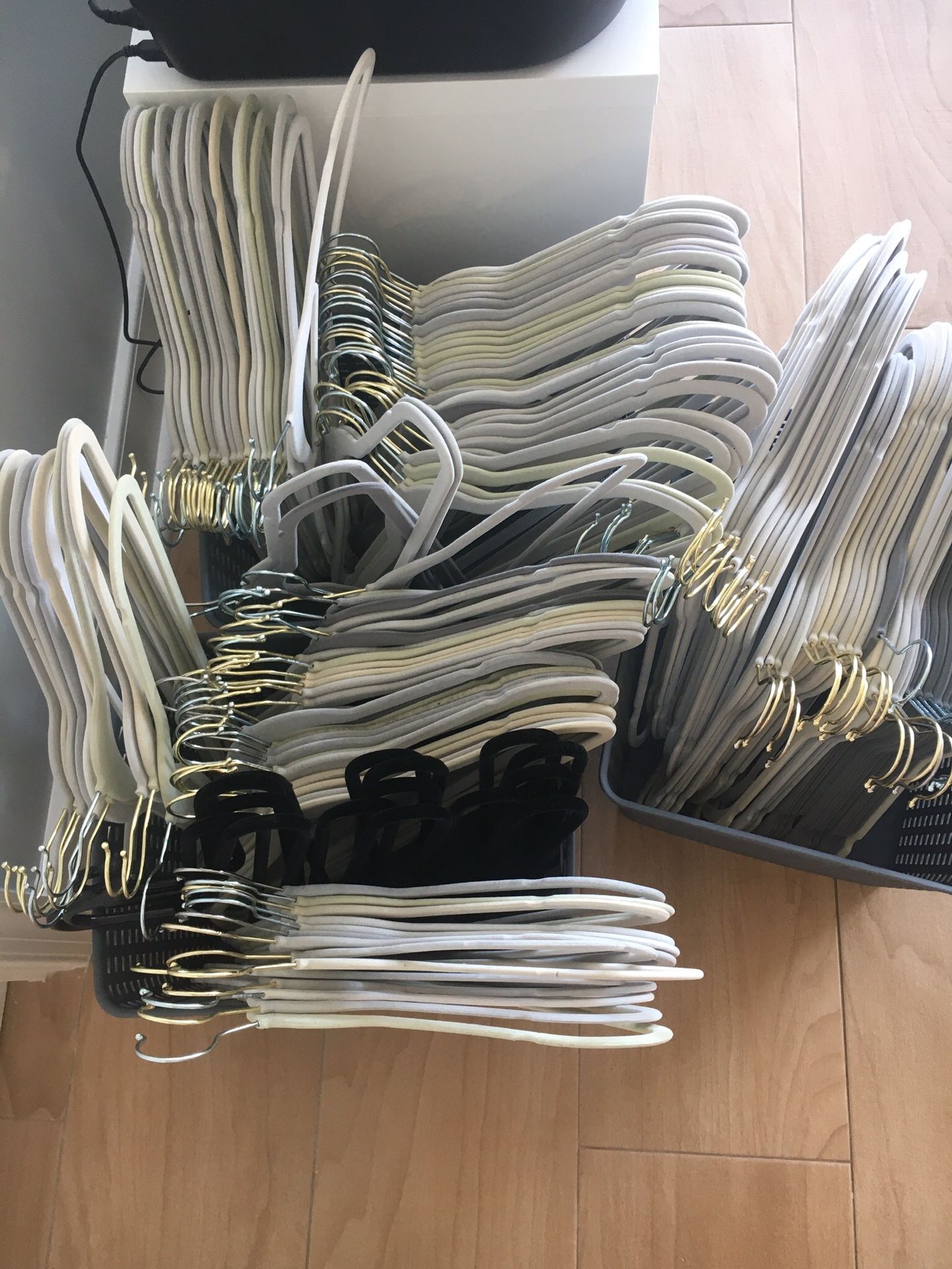 Over 100 hangers for $20