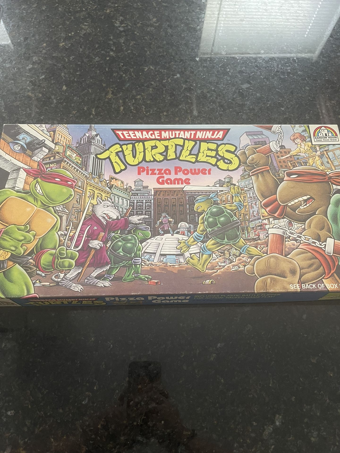 Ninja Turtle Pizza Power Game Vintage 1987