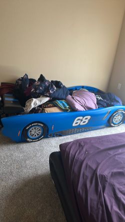 Kids car bed frame