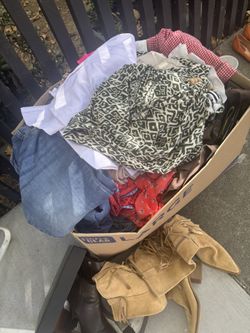 Large Box If Very Nice Clothing