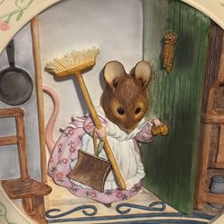 TALE OF TWO BAD MICE 3-D collector plate #4 in series The World of Beatrix Potter