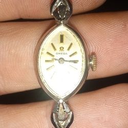 Ladies Vintage Omega 10k Watch 