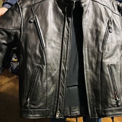 Leather  Jacket  Brand New! Size 50  Shoulder  23  Inches  Arm Length  26 Inches  27 Inches  Body Length 