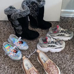 Baby Girl Shoes Size 6 , Pink Cat & Jack Are Brand New …. Addidas / Frozen 