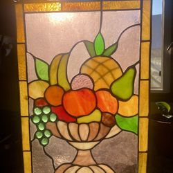 Stained Glass Hanging Panel 