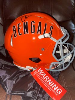 Chad (Ochocinco) Johnson Signed Cincinnati Bengals Speed Authentic Throwback Helmet Beckett COA $650