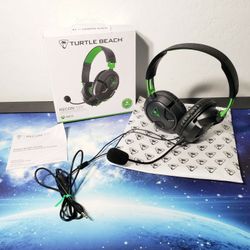 New Turtle Beach Recon 50 Wired Gaming Headset, Xbox Series X|S, Xbox One, PS5, PS4, PlayStation, Nintendo Switch, Mobile & PC W/ 3.5mm, Removable Mic