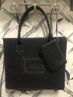 Black bag and wristlet