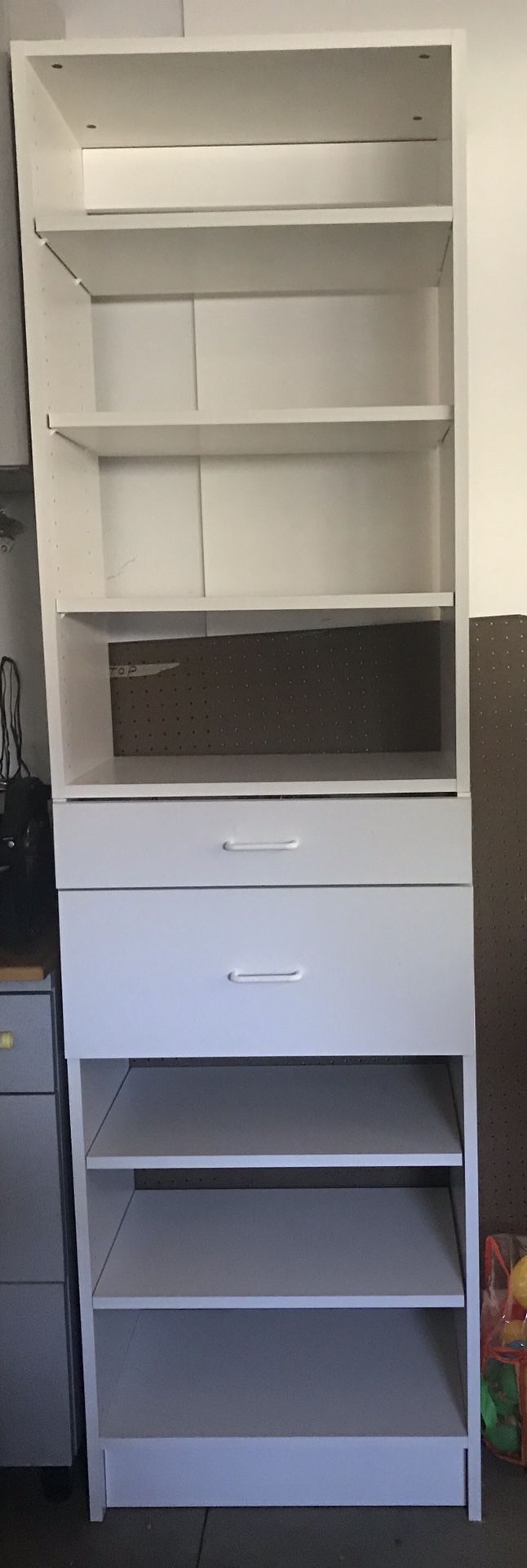 Closet or garage cabinet
