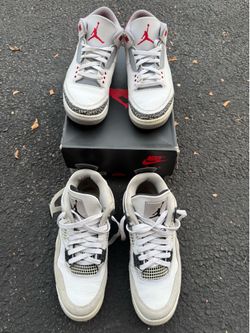Air Jordan 3 Fire red size 8.5 4 military black 8