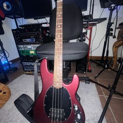 Musicman USA Sub stingray bass Guitar. Trade For Recording studio Microphone