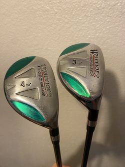 Warrior Custom Golf 3 Hybrid 19° & 4 Hybrid 22° Right Hand Regular Flex Graphite Shaft 