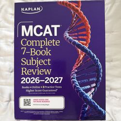 Kaplan MCAT Complete 7-Book Subject Review 2026-2027