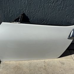 MINT !!! 09-20 NISSAN 370Z COUPE LEFT DRIVER SIDE DOOR SHELL  ASSEMBLY WHITE QAB