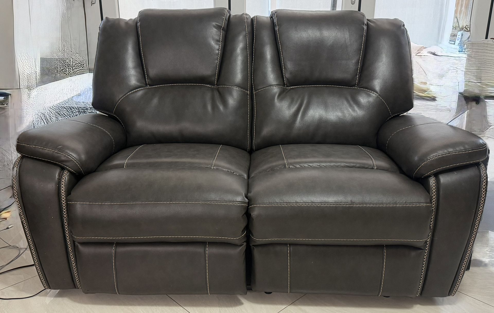 Recliner Leather Sofa