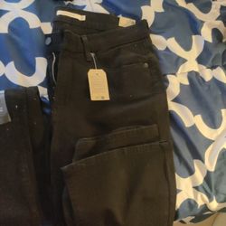 Black Bootcut Levi Jeans