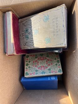 Box of old books
