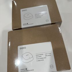 2x Brand New Unopened Eero 6 WiFi Router