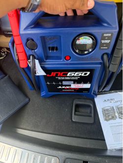 Battery jump box starter