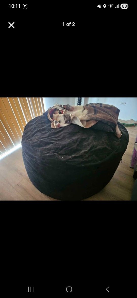 5 Feet Bean Bag Chair Double Stuffed