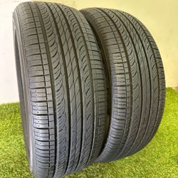 R289  195 55 16 87V  Hankook  Optimo H426  Run Flat  2 Used Tires 90% Life 