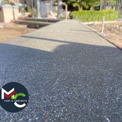 Artificial Grass & concrete