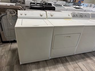 Whirlpool washer and dryer set gas dryer with warranty